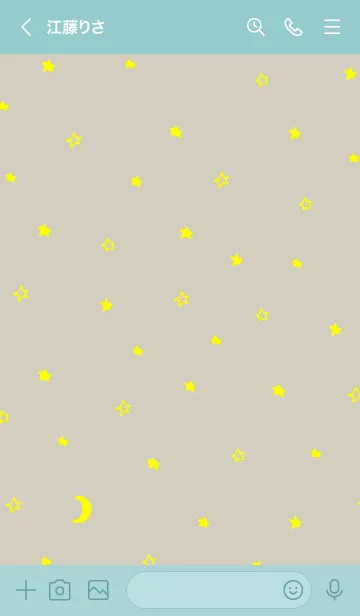 [LINE着せ替え] 月と星がきれい18の画像2