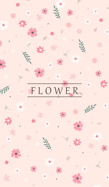 [LINE着せ替え] MANY FLOWERS PINK 26の画像1