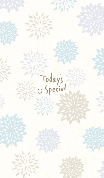 [LINE着せ替え] 3色の花25の画像1