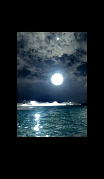 [LINE着せ替え] 夜の月 月の海 #DkP_11。の画像1
