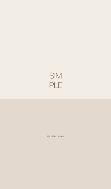 [LINE着せ替え] 002_24_ブラウン2-3の画像1