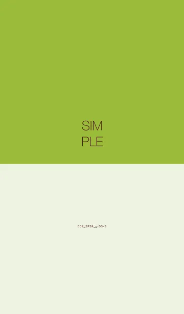 [LINE着せ替え] 002_24_グリーン3-3の画像1