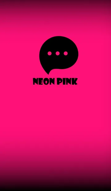 [LINE着せ替え] Neon Pink And Black V.3 (JP)の画像1