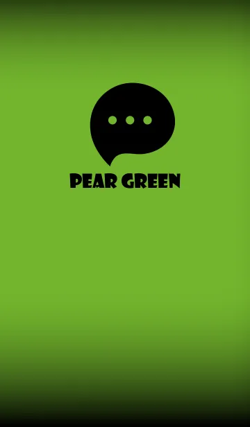 [LINE着せ替え] Pear Green  And Black V.3 (JP)の画像1