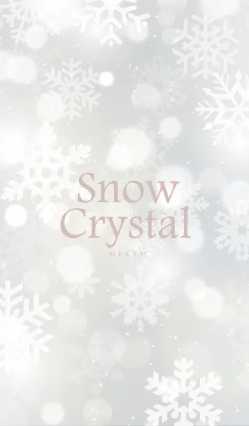 Snow Crystal-WHITE.MEKYM 8の着せ替えメイン画像