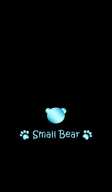 [LINE着せ替え] Small Bear *GLOSSYBLUE 9*の画像1