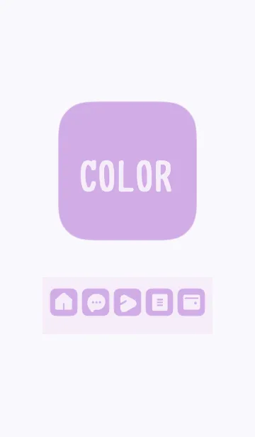 [LINE着せ替え] purple color B07 modifiedの画像1