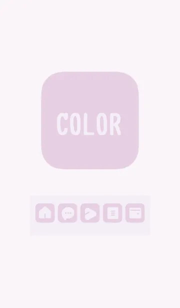 [LINE着せ替え] purple color B08 modifiedの画像1