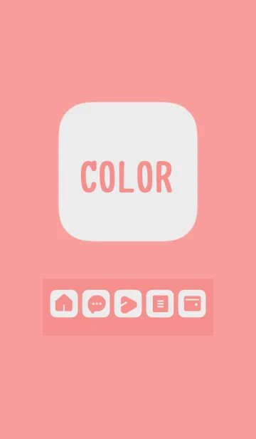 [LINE着せ替え] red color B06 modifiedの画像1