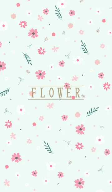 MANY FLOWERS GREEN 22の着せ替えメイン画像