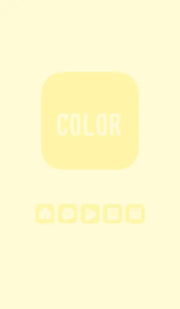 [LINE着せ替え] yellow color B10 modifiedの画像1