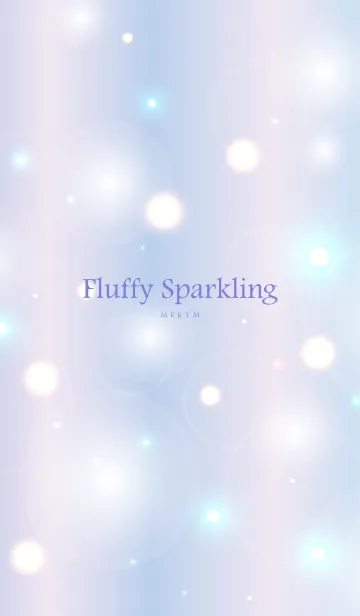 [LINE着せ替え] Fluffy Sparkling-PURPLE.MEKYM 20の画像1
