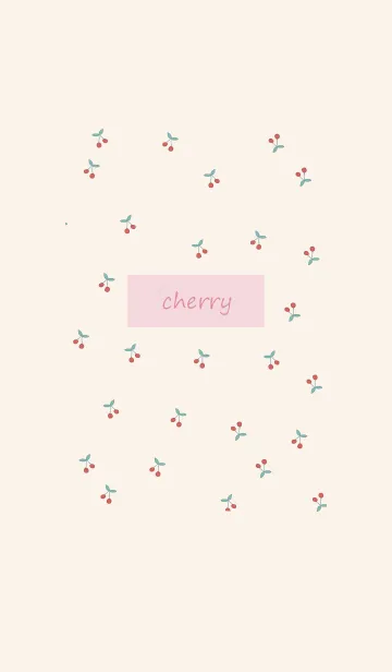 [LINE着せ替え] cherry_pattern #sweetpinkの画像1