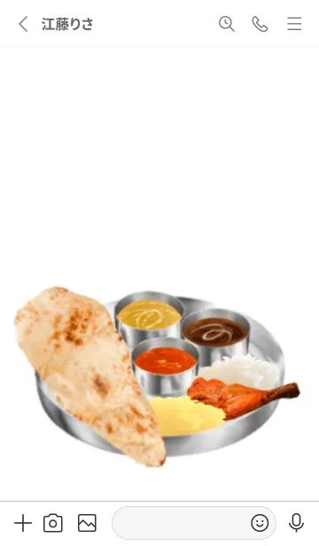 [LINE着せ替え] カレー ですの画像2