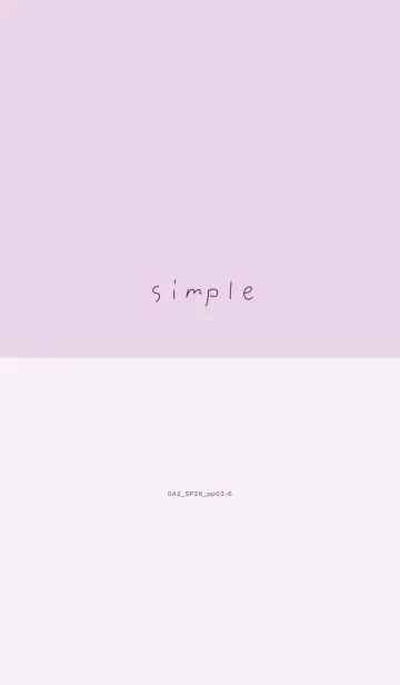 [LINE着せ替え] 0A2_26_パープル3-6の画像1