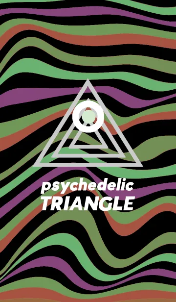 [LINE着せ替え] サイケデリック トライアングル 142の画像1