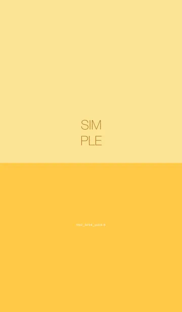 [LINE着せ替え] 0N2_24_イエロー3-6の画像1