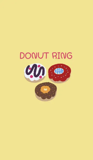 [LINE着せ替え] Donut ringの画像1
