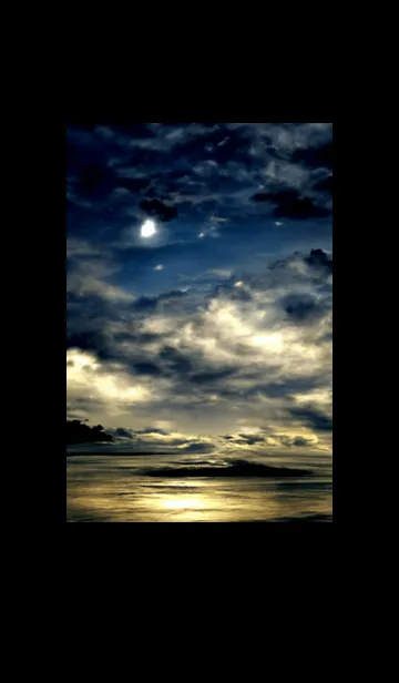 [LINE着せ替え] 夜の月 月の海 #DkQ_12。の画像1