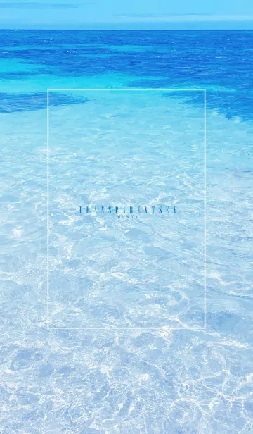 [LINE着せ替え] TRANSPARENT SEA-HAWAII.MEKYM 19の画像1