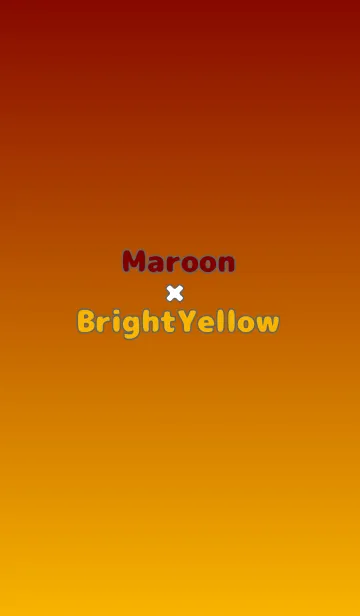 [LINE着せ替え] マルーン★山吹色.TKCの画像1