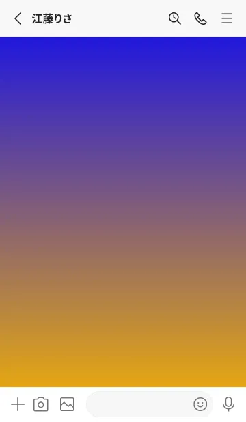 [LINE着せ替え] ブルー★山吹色.TKCの画像2