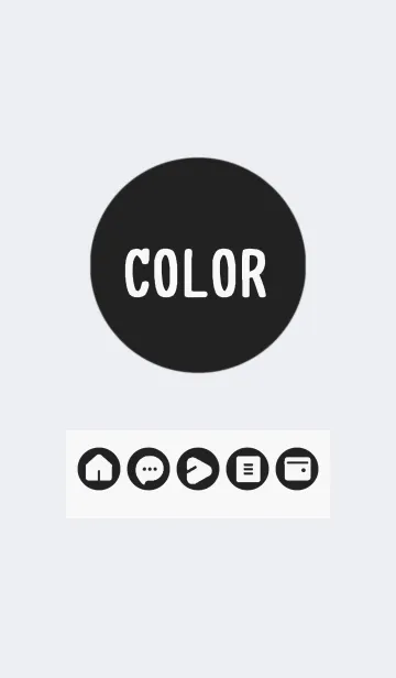 [LINE着せ替え] bw color A11の画像1