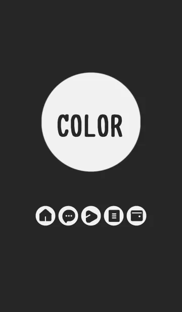 [LINE着せ替え] bw color A12の画像1