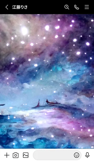 [LINE着せ替え] 夜の月 月の海 #DkQ_128。の画像2