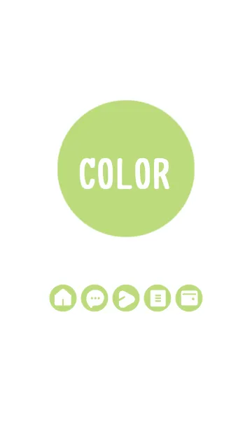 [LINE着せ替え] green color A24の画像1