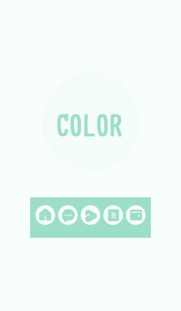 [LINE着せ替え] green color A25の画像1