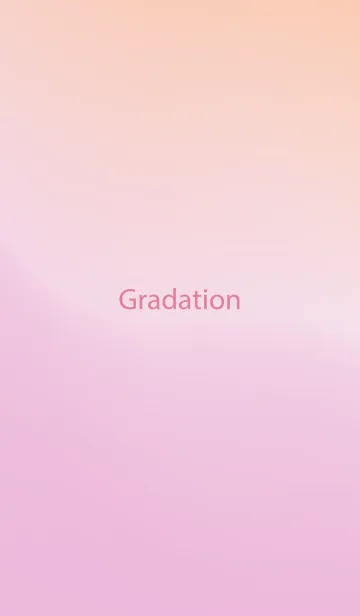 [LINE着せ替え] gradation ORANGE&PINK 21の画像1