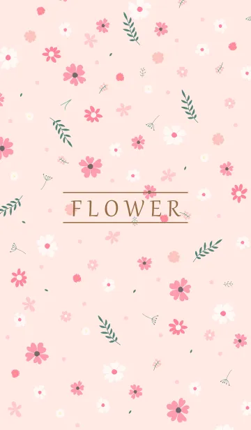 [LINE着せ替え] MANY FLOWERS PINK 28の画像1