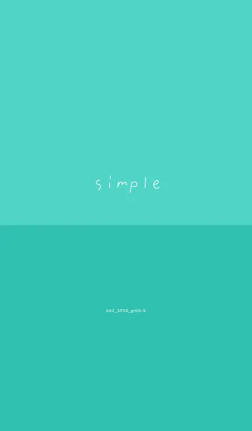 [LINE着せ替え] 0A2_26_グリーン8-9の画像1