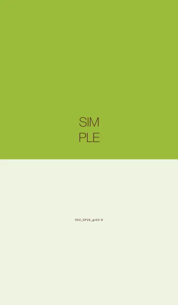 [LINE着せ替え] 002_24_グリーン3-9の画像1