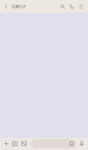 [LINE着せ替え] 超シンプル12<ブルーパープル>の画像2