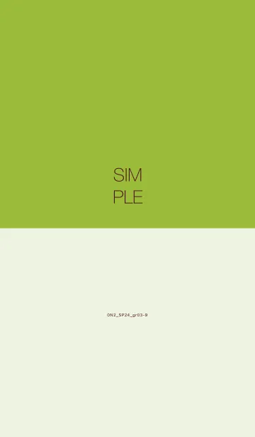 [LINE着せ替え] 0N2_24_グリーン3-9の画像1