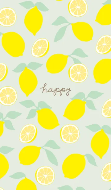 [LINE着せ替え] オシャレ レモン12の画像1