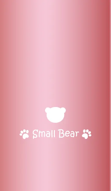 [LINE着せ替え] Small Bear *GLOSSYPINK 4*の画像1