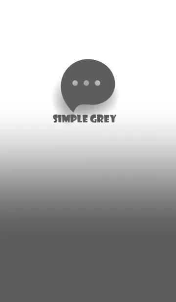 Gray & White Theme V.3 (JP)の着せ替えメイン画像