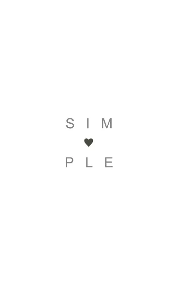 [LINE着せ替え] SIMPLE HEART-32の画像1