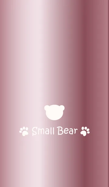 [LINE着せ替え] Small Bear *GLOSSYPINK 5*の画像1