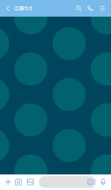 [LINE着せ替え] シンプル ドット 178の画像2