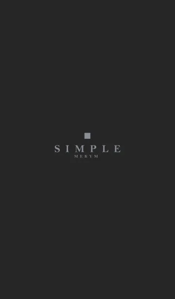 [LINE着せ替え] MATTE BLACK-SIMPLE SQUARE 3の画像1