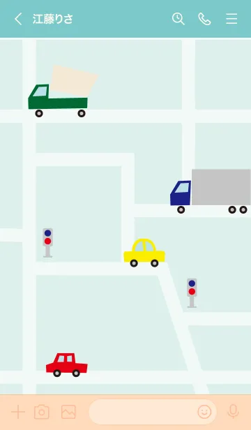 [LINE着せ替え] いろんな車が走る14の画像2