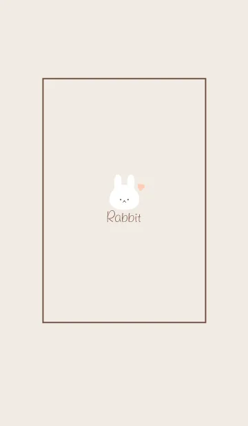 [LINE着せ替え] Rabbit-Dusky.Beige 19の画像1