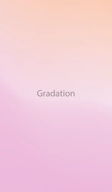 [LINE着せ替え] gradation ORANGE&PINK 22の画像1