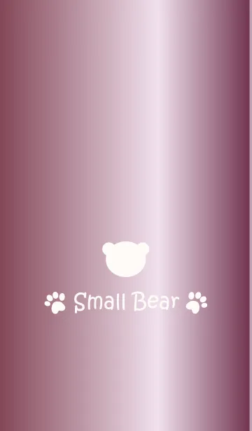 [LINE着せ替え] Small Bear *GLOSSYPINK 6*の画像1