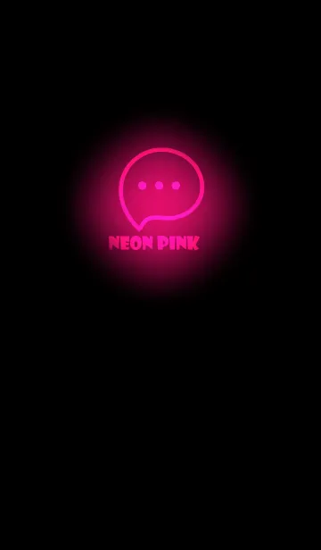 [LINE着せ替え] Neon Pink Neon Theme V3 (JP)の画像1