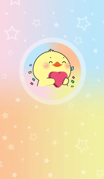 [LINE着せ替え] Simple Duck & Pastel Theme (JP)の画像1